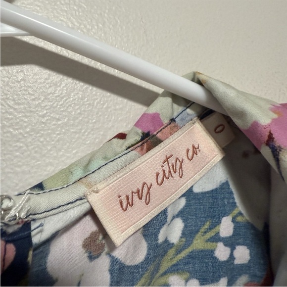 Ivy City Co Floral Puff Sleeve Midi Dress - Picture 4 of 6